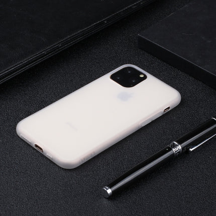 For iPhone 11 Candy Color TPU Case(White)-garmade.com