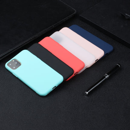 For iPhone 11 Candy Color TPU Case(White)-garmade.com