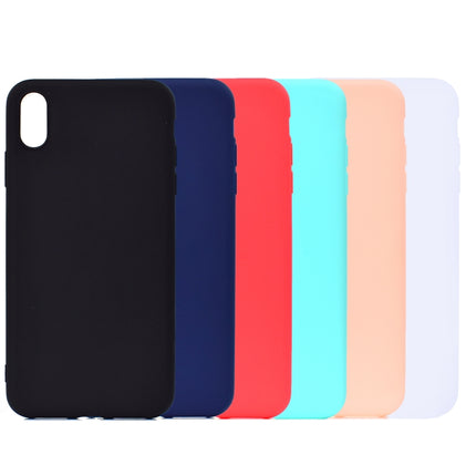 For iPhone XS / X Candy Color TPU Case(Black)-garmade.com