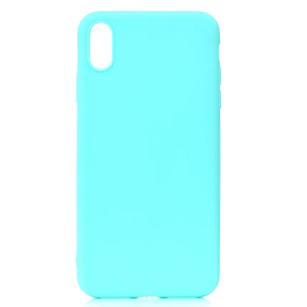 For iPhone XS Max Candy Color TPU Case(Green)-garmade.com