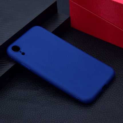For iPhone XR Candy Color TPU Case(Blue)-garmade.com