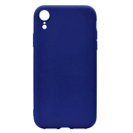 For iPhone XR Candy Color TPU Case(Blue)-garmade.com