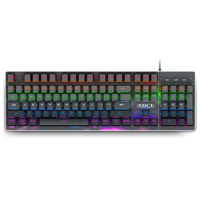 iMICE MK-X80 104 Keys Mechanical Blue-axis Backlight Wired Gaming Keyboard-garmade.com