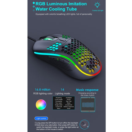iMICE T98 RGB Lighting Gaming Wired Mouse-garmade.com