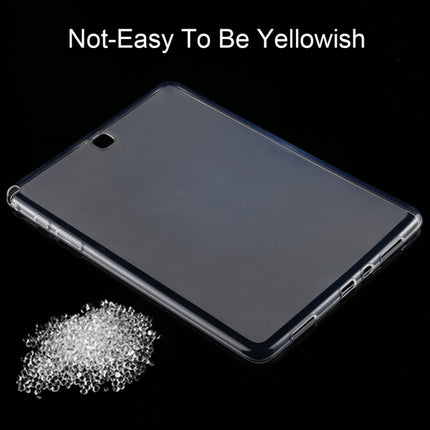 For Galaxy Tab A 9.7 T550 0.75mm Ultrathin Outside Glossy Inside Frosted TPU Soft Protective Case-garmade.com