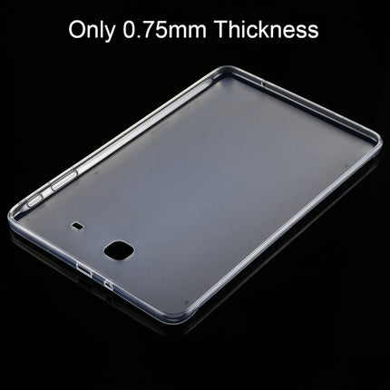 For Galaxy Tab E 9.6 T560 0.75mm Ultrathin Outside Glossy Inside Frosted TPU Soft Protective Case-garmade.com