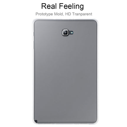 For Galaxy Tab A 10.1 (2016) / T580 0.75mm Ultrathin Outside Glossy Inside Frosted TPU Soft Protective Case-garmade.com