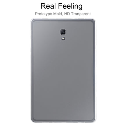 For Galaxy Tab A 10.5 T590 0.75mm Ultrathin Outside Glossy Inside Frosted TPU Soft Protective Case-garmade.com