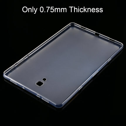 For Galaxy Tab A 10.5 T590 0.75mm Ultrathin Outside Glossy Inside Frosted TPU Soft Protective Case-garmade.com