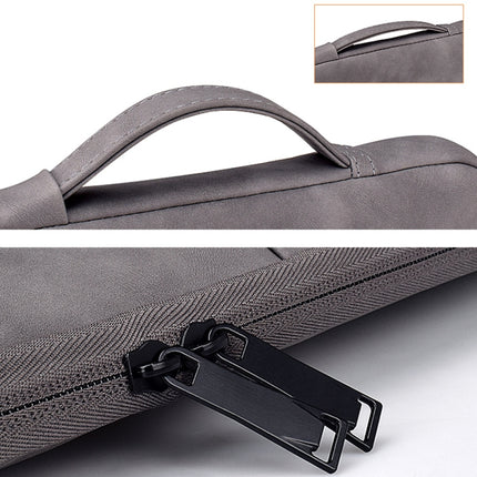 ND08 Sheepskin Notebook Iner Bag, Size:13.3 inch(Elegant Gray)-garmade.com