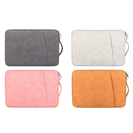 ND08 Sheepskin Notebook Iner Bag, Size:14.1-15.4 inch(Pink)-garmade.com