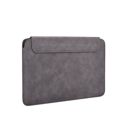 PU03 Lightweight Sheepskin Notebook Liner Bag, Size:14.1-15.4 inch(Deep Space Gray)-garmade.com