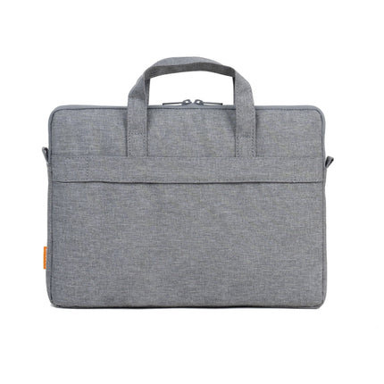 POFOKO A530 Series Portable Laptop Bag with Small Bag & Removable Strap, Size:14-15.4 inch(Light Gray)-garmade.com