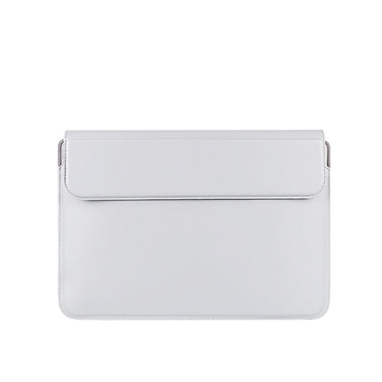 PU08 Multifunctional Notebook PU Liner Bag, Size:13.3 inch(Silver Gray)-garmade.com