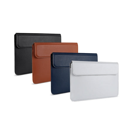 PU08 Multifunctional Notebook PU Liner Bag, Size:13.3 inch(Silver Gray)-garmade.com