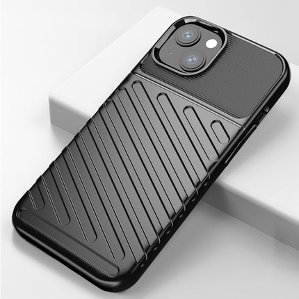 Thunderbolt Shockproof TPU Soft Case For iPhone 13 mini(Black)-garmade.com