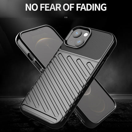 Thunderbolt Shockproof TPU Soft Case For iPhone 13 mini(Black)-garmade.com