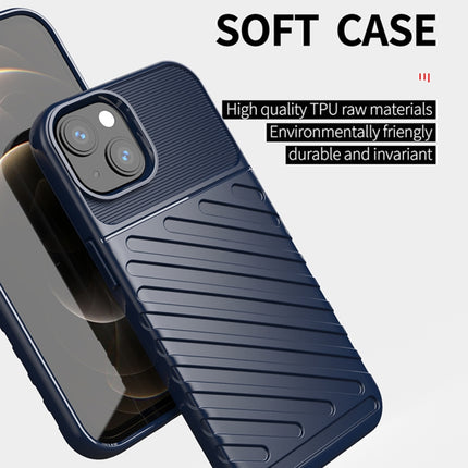 Thunderbolt Shockproof TPU Soft Case For iPhone 13(Blue)-garmade.com