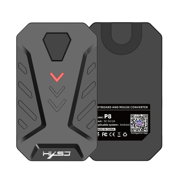 HXSJ P8 Mobile Phone Keyboard Mouse Converter for Android System(Black)-garmade.com