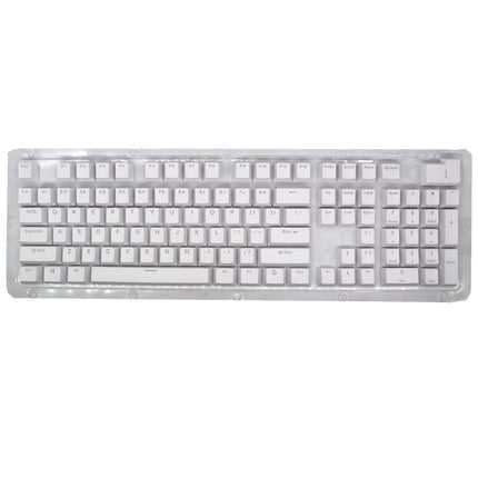 HXSJ P9 104 Keys PBT Color Mechanical Keyboard Keycaps(White)-garmade.com