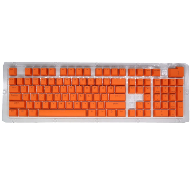 HXSJ P9 104 Keys PBT Color Mechanical Keyboard Keycaps(Orange)-garmade.com