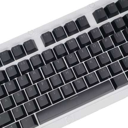 HXSJ P9 104 Keys PBT Color Mechanical Keyboard Keycaps(Black)-garmade.com