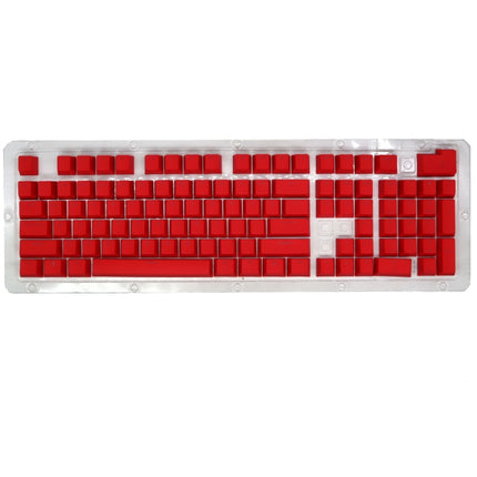 HXSJ P9 104 Keys PBT Color Mechanical Keyboard Keycaps(Red)-garmade.com