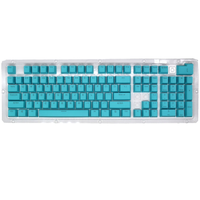HXSJ P9 104 Keys PBT Color Mechanical Keyboard Keycaps(Lake Blue)-garmade.com
