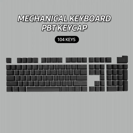 HXSJ P9 104 Keys PBT Color Mechanical Keyboard Keycaps(Green)-garmade.com