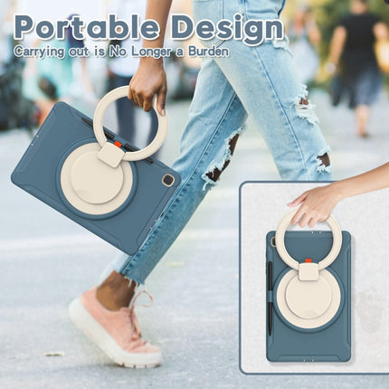 Shockproof TPU + PC Protective Case with 360 Degree Rotation Foldable Handle Grip Holder & Pen Slot For Samsung Galaxy Tab S6 Lite 10.4 inch P610(Cornflower Blue)-garmade.com