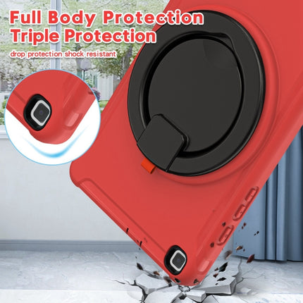 Shockproof TPU + PC Protective Case with 360 Degree Rotation Foldable Handle Grip Holder & Pen Slot For Samsung Galaxy Tab A 8.0 2019 T290(Red)-garmade.com