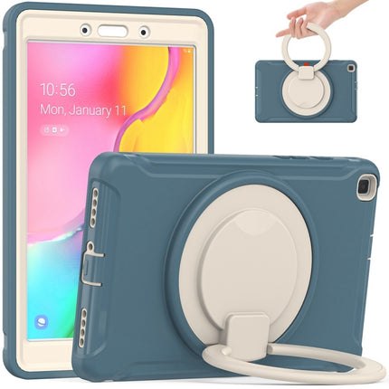Shockproof TPU + PC Protective Case with 360 Degree Rotation Foldable Handle Grip Holder & Pen Slot For Samsung Galaxy Tab A 8.0 2019 T290(Cornflower Blue)-garmade.com