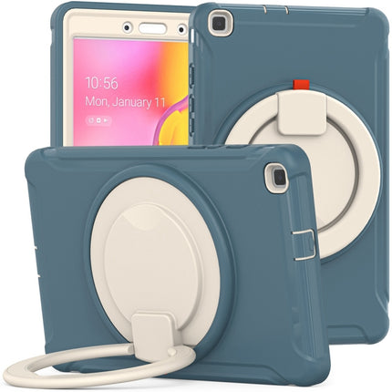 Shockproof TPU + PC Protective Case with 360 Degree Rotation Foldable Handle Grip Holder & Pen Slot For Samsung Galaxy Tab A 8.0 2019 T290(Cornflower Blue)-garmade.com