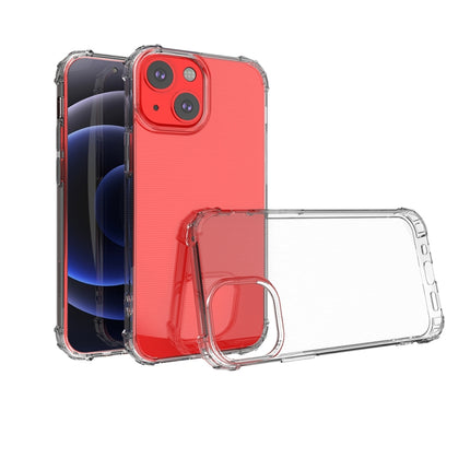 Shockproof Transparent TPU Protective Case For iPhone 13 mini(Transparent)-garmade.com
