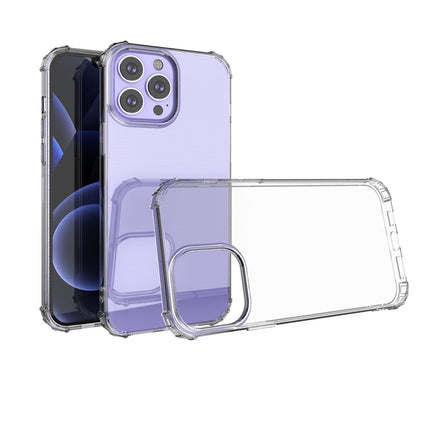 Shockproof Transparent TPU Protective Case For iPhone 13 Pro Max(Transparent)-garmade.com