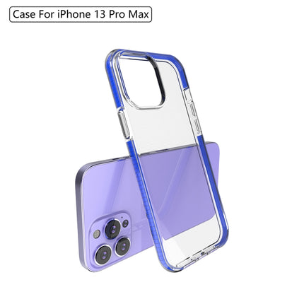 TPU Double-color Shockproof Protective Case For iPhone 13 Pro Max(Sky Blue)-garmade.com