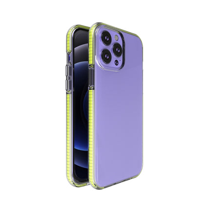 TPU Double-color Shockproof Protective Case For iPhone 13 Pro Max(Yellow)-garmade.com