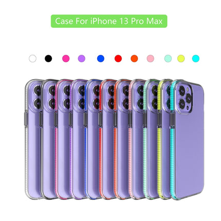 TPU Double-color Shockproof Protective Case For iPhone 13 Pro Max(Mint Green)-garmade.com