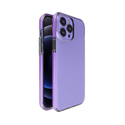 TPU Double-color Shockproof Protective Case For iPhone 13 Pro Max(Purple)-garmade.com