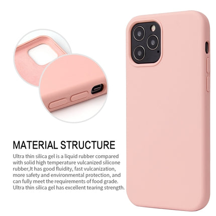 Solid Color Liquid Silicone Shockproof Protective Case For iPhone 13 mini(Sakura Pink)-garmade.com