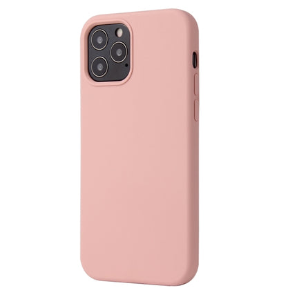 Solid Color Liquid Silicone Shockproof Protective Case For iPhone 13(Sakura Pink)-garmade.com
