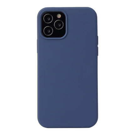 Solid Color Liquid Silicone Shockproof Protective Case For iPhone 13(Diamond Blue)-garmade.com