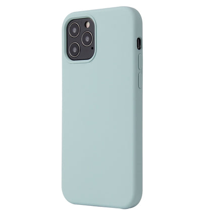 Solid Color Liquid Silicone Shockproof Protective Case For iPhone 13 Pro(Emerald Green)-garmade.com