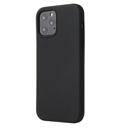 Solid Color Liquid Silicone Shockproof Protective Case For iPhone 13 Pro(Black)-garmade.com
