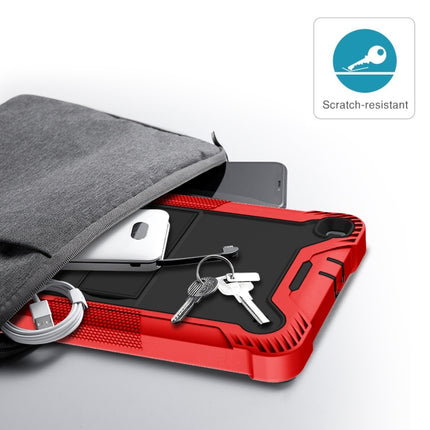 For Samsung Galaxy Tab A 8.0 2019 Silicone + PC Shockproof Protective Case with Holder(Red + Black)-garmade.com