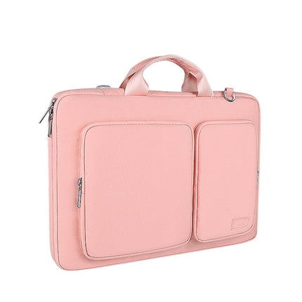 ST11 Polyester Thickened Laptop Bag with Detachable Shoulder Strap, Size:13.3 inch(Pink)-garmade.com
