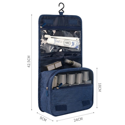 Multifunctional Portable Hook Type Travel Wash Storage Bag Cosmetic Bag(Gray)-garmade.com