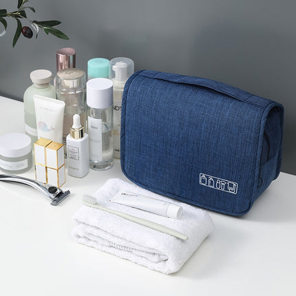 Multifunctional Portable Hook Type Travel Wash Storage Bag Cosmetic Bag(Gray)-garmade.com