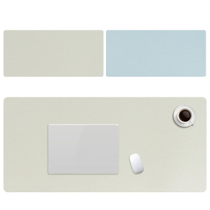 ZD01 Double-sided PU Mouse Pad Table Mat, Size: 90 x 40cm(Mint Green + Sky Blue)-garmade.com
