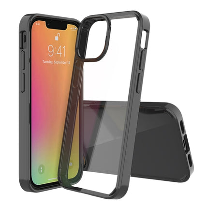 Shockproof Scratchproof TPU + Acrylic Protective Case For iPhone 13 mini(Black)-garmade.com